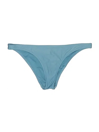 Pre-owned Aerie Swimsuit Bottoms In Blue