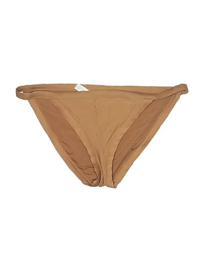 Pre-owned Aerie Swimsuit Bottoms In Brown