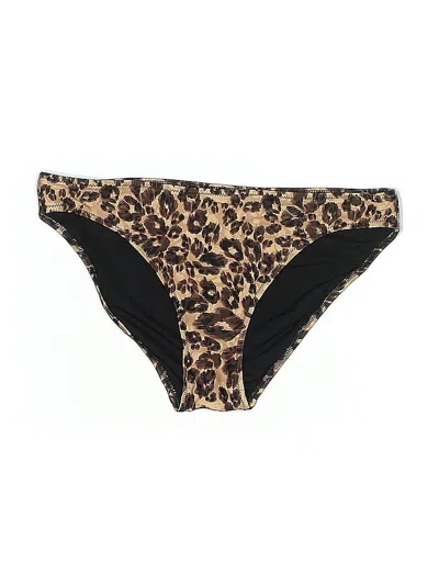Pre-owned Aerie Swimsuit Bottoms In Brown