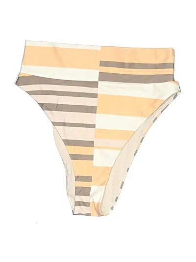Pre-owned Aerie Swimsuit Bottoms In Brown