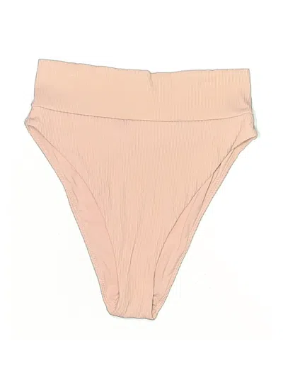 Pre-owned Aerie Swimsuit Bottoms In Brown