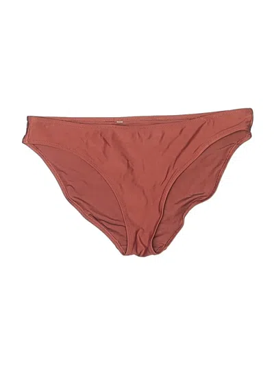 Pre-owned Aerie Swimsuit Bottoms In Brown