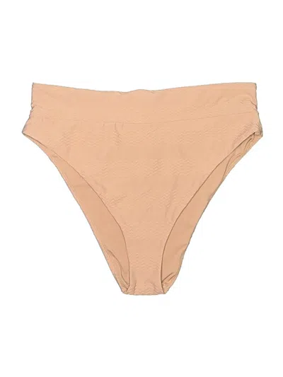 Pre-owned Aerie Swimsuit Bottoms In Brown
