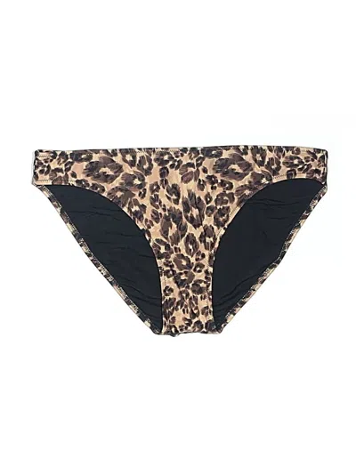 Pre-owned Aerie Swimsuit Bottoms In Brown
