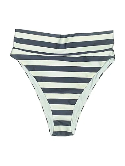 Pre-owned Aerie Swimsuit Bottoms In Gray
