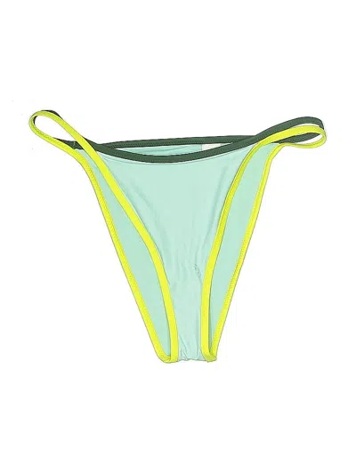 Pre-owned Aerie Swimsuit Bottoms In Green
