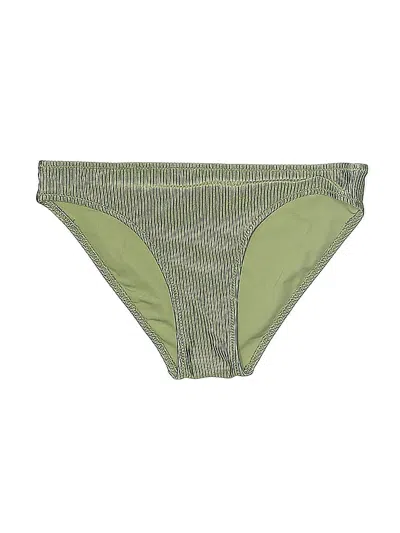 Pre-owned Aerie Swimsuit Bottoms In Green