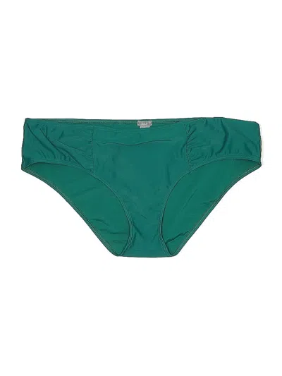 Pre-owned Aerie Swimsuit Bottoms In Green