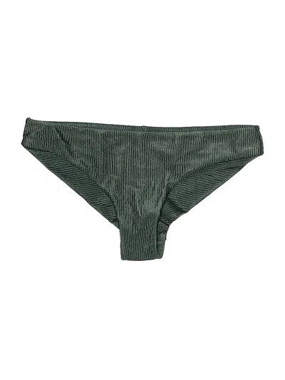 Pre-owned Aerie Swimsuit Bottoms In Green