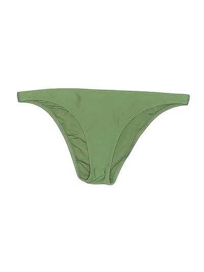 Pre-owned Aerie Swimsuit Bottoms In Green