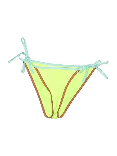 Pre-owned Aerie Swimsuit Bottoms In Green