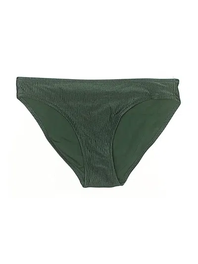 Pre-owned Aerie Swimsuit Bottoms In Green