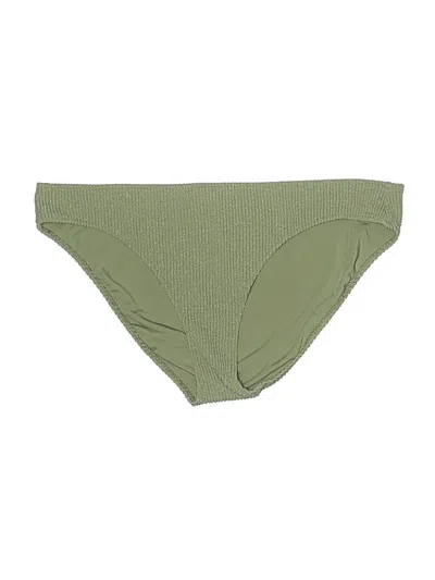 Pre-owned Aerie Swimsuit Bottoms In Green