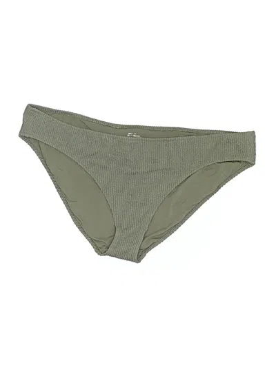 Pre-owned Aerie Swimsuit Bottoms In Green