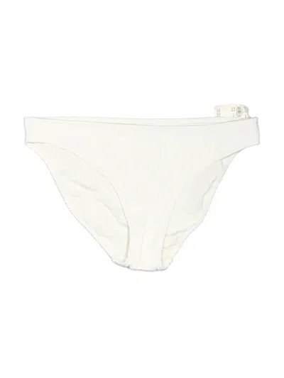 Pre-owned Aerie Swimsuit Bottoms In Ivory
