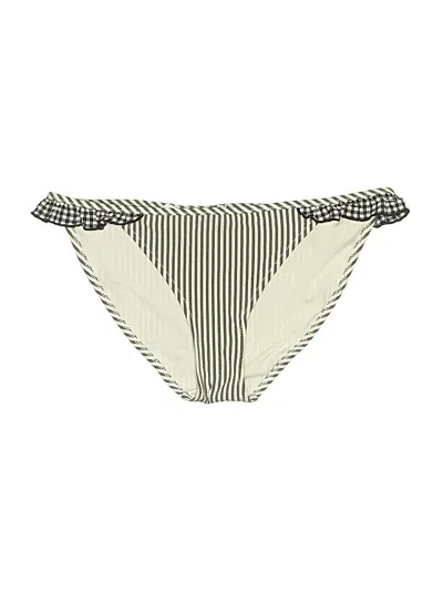 Pre-owned Aerie Swimsuit Bottoms In Ivory