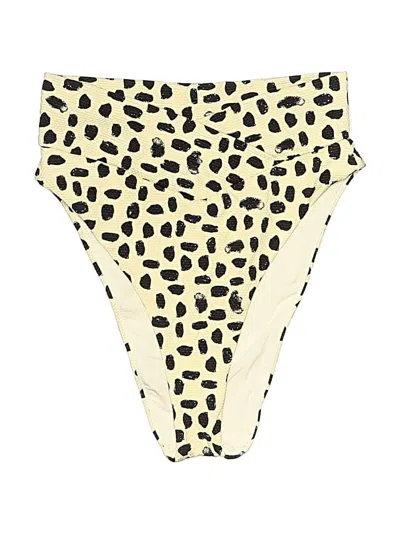 Pre-owned Aerie Swimsuit Bottoms In Ivory