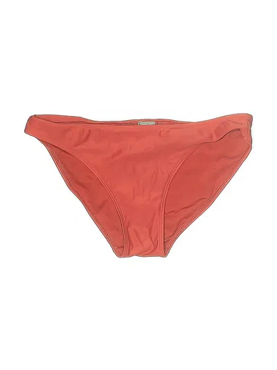 Pre-owned Aerie Swimsuit Bottoms In Orange