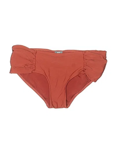 Pre-owned Aerie Swimsuit Bottoms In Orange