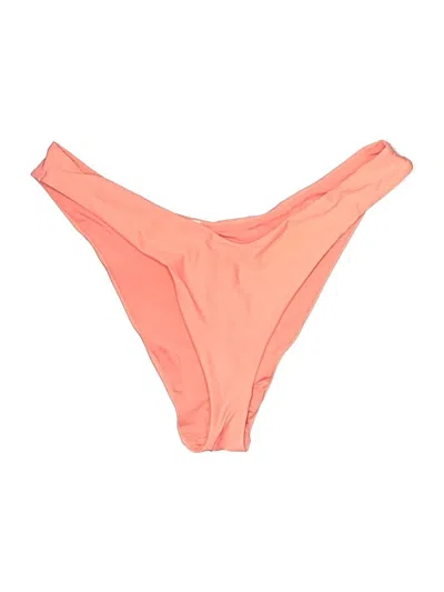 Pre-owned Aerie Swimsuit Bottoms In Orange