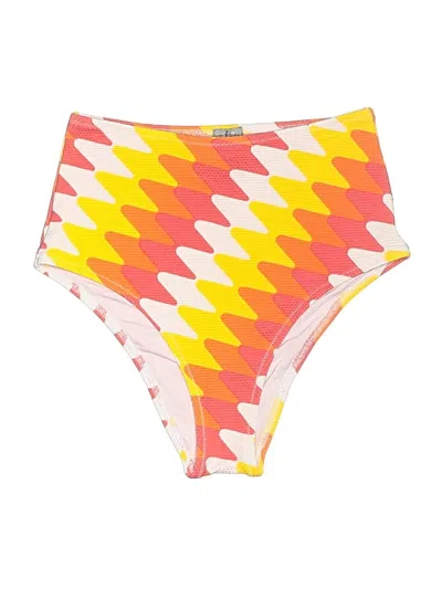 Pre-owned Aerie Swimsuit Bottoms In Orange