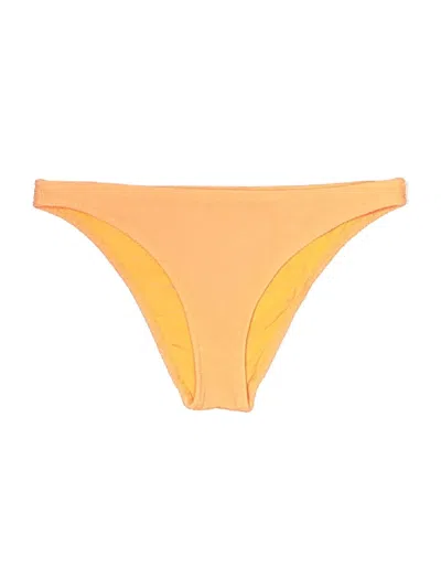 Pre-owned Aerie Swimsuit Bottoms In Orange