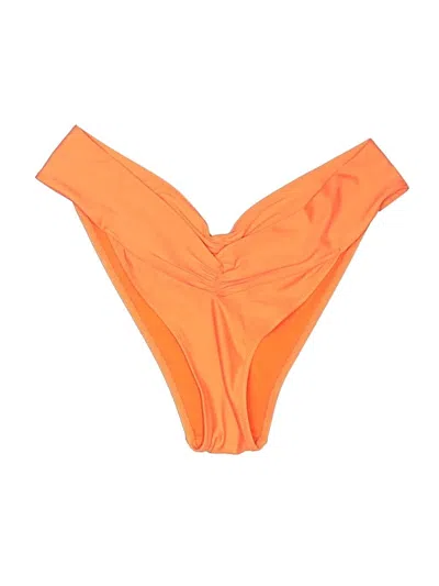 Pre-owned Aerie Swimsuit Bottoms In Orange