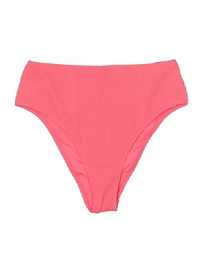 Pre-owned Aerie Swimsuit Bottoms In Pink