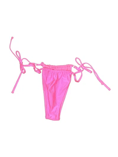 Pre-owned Aerie Swimsuit Bottoms In Pink