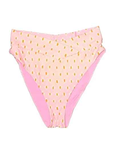 Pre-owned Aerie Swimsuit Bottoms In Pink