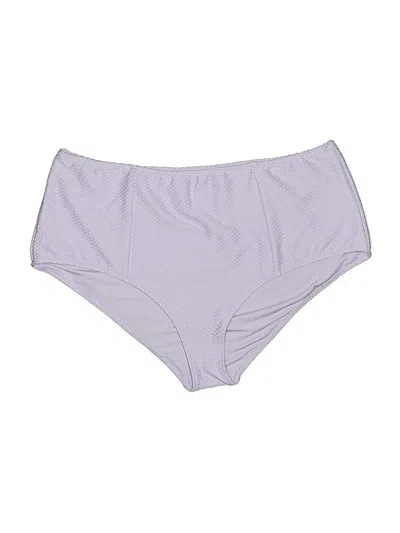Pre-owned Aerie Swimsuit Bottoms In Purple