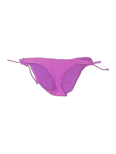 Pre-owned Aerie Swimsuit Bottoms In Purple