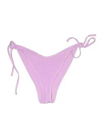 Pre-owned Aerie Swimsuit Bottoms In Purple