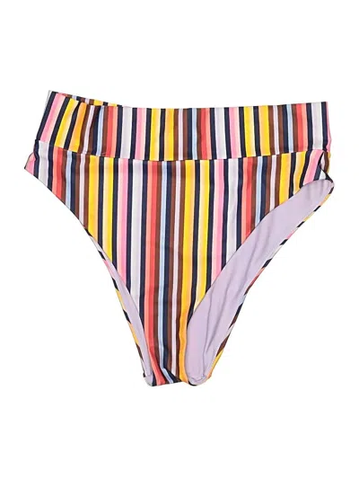 Pre-owned Aerie Swimsuit Bottoms In Purple