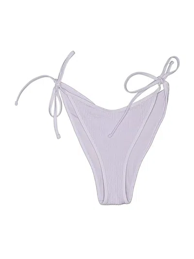 Pre-owned Aerie Swimsuit Bottoms In Purple