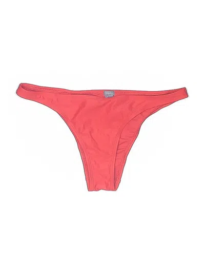 Pre-owned Aerie Swimsuit Bottoms In Red