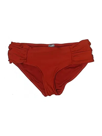 Pre-owned Aerie Swimsuit Bottoms In Red