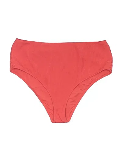 Pre-owned Aerie Swimsuit Bottoms In Red