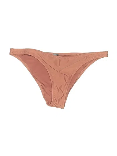 Pre-owned Aerie Swimsuit Bottoms In Tan