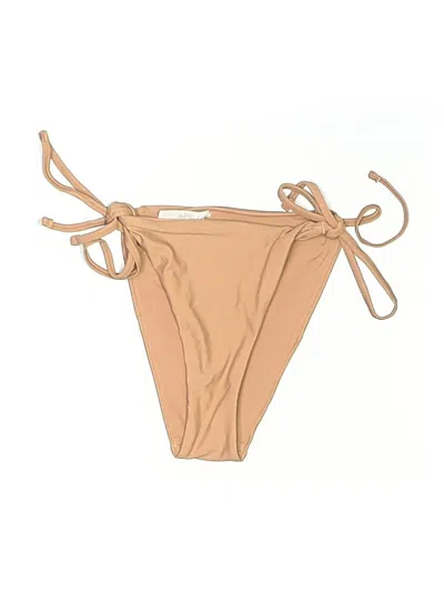 Pre-owned Aerie Swimsuit Bottoms In Tan