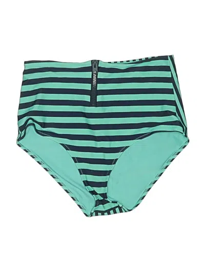 Pre-owned Aerie Swimsuit Bottoms In Teal