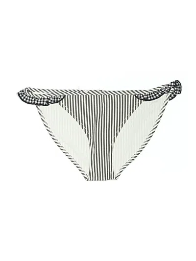 Pre-owned Aerie Swimsuit Bottoms In White
