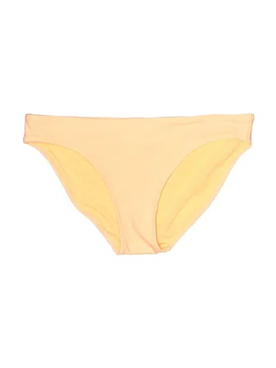 Pre-owned Aerie Swimsuit Bottoms In Yellow