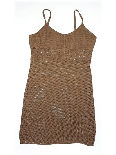 Pre-owned Aerie Swimsuit Cover Up In Brown