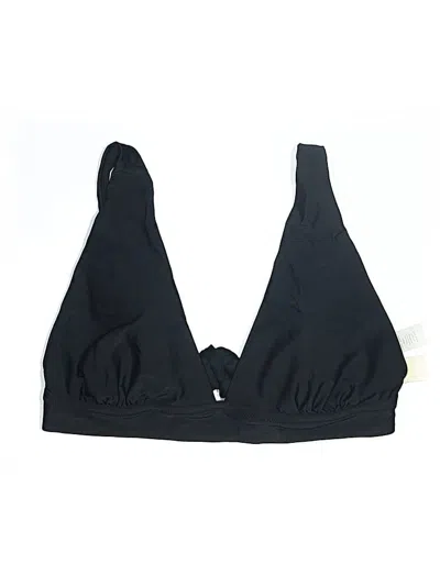 Aerie Swimsuit Top Black Solid Pattern Swimwear