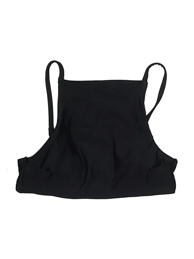 Aerie Swimsuit Top Black Solid Pattern Swimwear