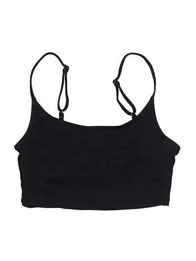 Pre-owned Aerie Swimsuit Top Black Swimwear