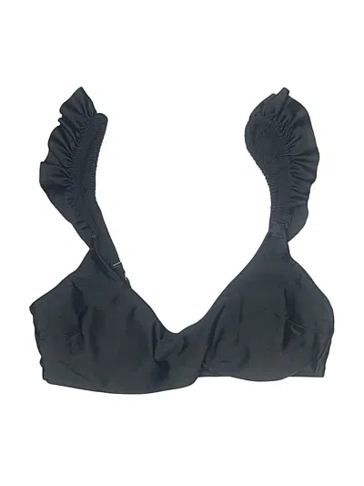 Pre-owned Aerie Swimsuit Top Black Swimwear
