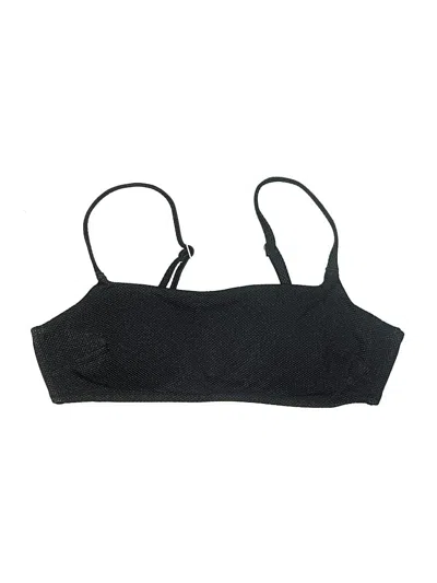 Pre-owned Aerie Swimsuit Top Black Swimwear