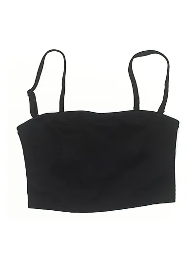 Pre-owned Aerie Swimsuit Top Black Swimwear